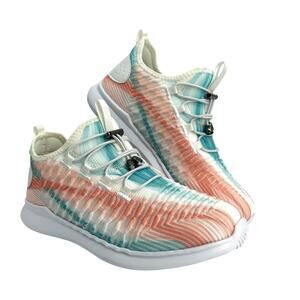 Propet Travel Bound White Peach Sneakers 7 Extra Wide